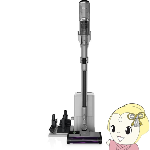 �T�C�N�������R�[�h���X�X�e�B�b�N�N���[�i�[ Shark �V���[�N CleanSense iQ�{ �����S�~���W�h�b�N 2.2kg ���C�g�`�^�j�E�� IW3241JSL/srm