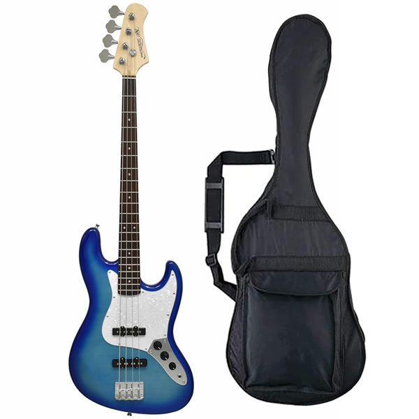 エレキベース Photogenic フォトジェニック ジャズベース シースルーブルー 【西日本限定カラー】See Through Blue JB-240-SBL/srmの画像