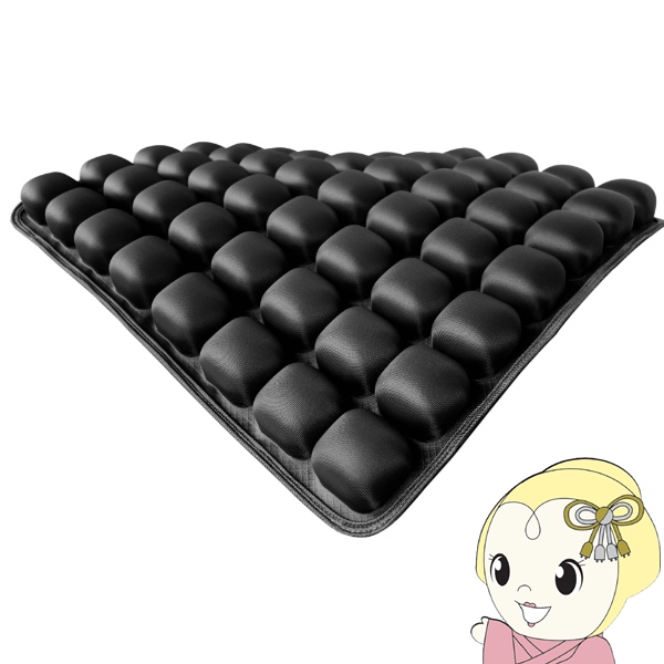 カロスビューティーテクノロジー 無重力3Dエアクッション 黒 ファスナー連結 JF-ME602-B/srm｜スーパーぎおん ヤフーショップ