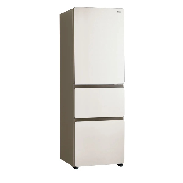 [予約 約1-2週間以降]冷蔵庫【設置込】ハイアール Haier 375L 3ドア 右開き CVシリーズ SLIMORE X  スリモアX 幅59.5cm サンドホワイト JR-CVM38A-W ぎおんの画像