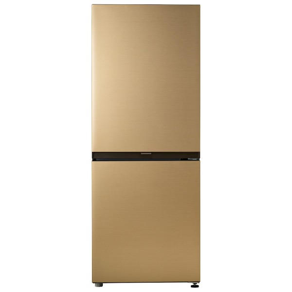 冷凍冷蔵庫【標準設置費込】Haier ハイアール 201L 2ドア 右開き シャンパンゴールド JR-MV20A-Nの画像