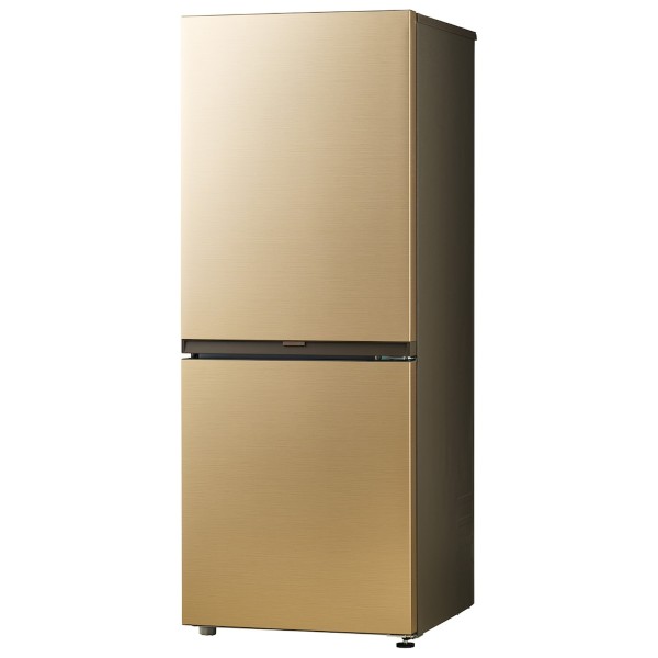 冷凍冷蔵庫【標準設置費込】Haier ハイアール 201L 2ドア 右開き シャンパンゴールド JR-MV20A-Nの画像