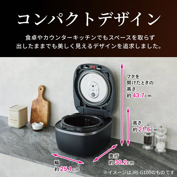 予約]圧力IHジャー炊飯器 TIGER タイガー 3.5合炊き オフブラック 