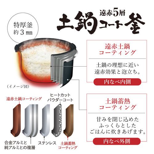タイガー魔法瓶 圧力IHジャー炊飯器 炊きたて...の詳細画像1