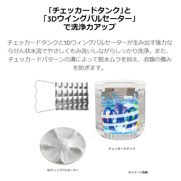 【京都は標準設置込み】洗濯機 全自動洗濯機 ハイアール 4.5kg ブラック 1人暮らし 小型 新生活　JW-U45B-K/srm | Haier | 04