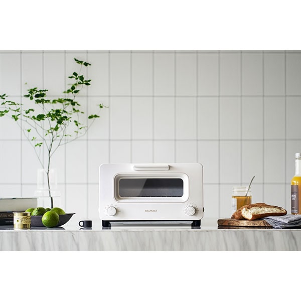 【箱側面穴あき】オーブントースター BALMUDA The Toaster  ホワイト K11A-WH バルミューダ ザ・トースター/srmの画像