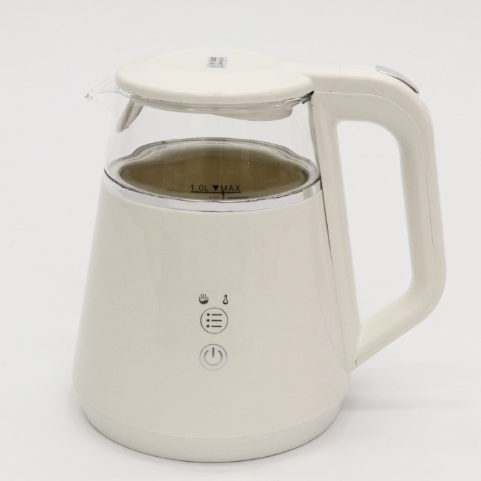 HIRO ヒロコーポレーション 温度調節機能付き電気ケトル 1L ホワイト KTK-10 WH | ヒロ・コーポレーション | 03