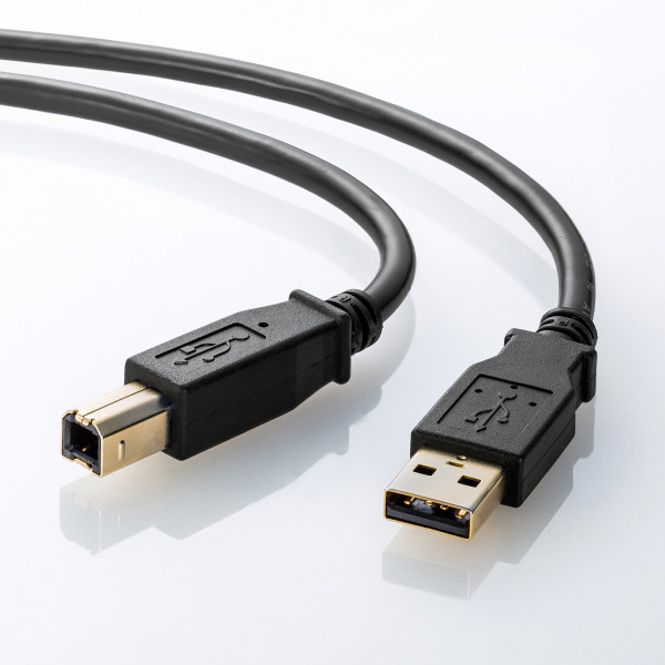 USBケーブル 1.5m USB2.0 TypeB-A サンワサプライ プリンターケーブル A-Bコネクタ ブラック KU20-15BKHK2｜gioncard｜02