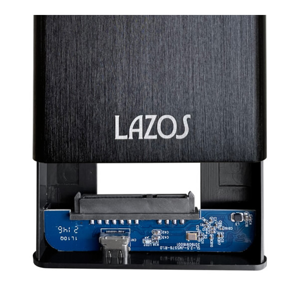 Lazos Type-C接続 2.5型外付けHDD/SSDケース 6個セット L-HC-B/srm_2