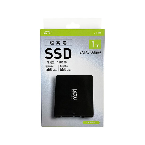 LAZOS 内臓SSD 1TB 2.5インチ SATA3.0 5個セット/srm｜gioncard｜07