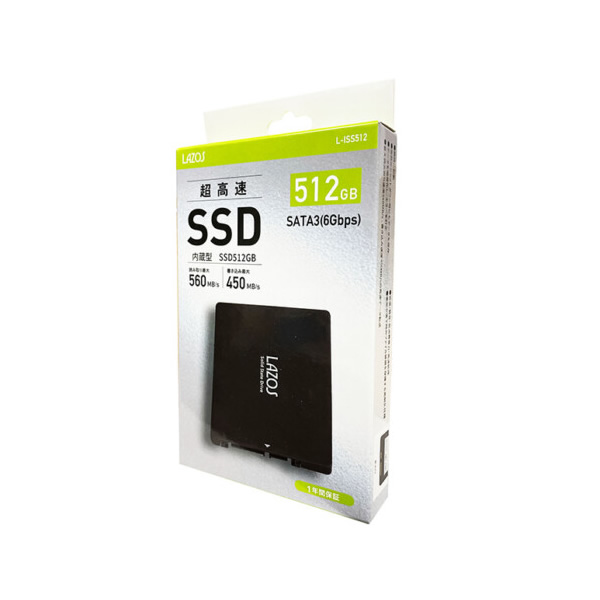LAZOS 内臓SSD 512GB 2.5インチ SATA3.0 5個セット/srm｜gioncard｜07