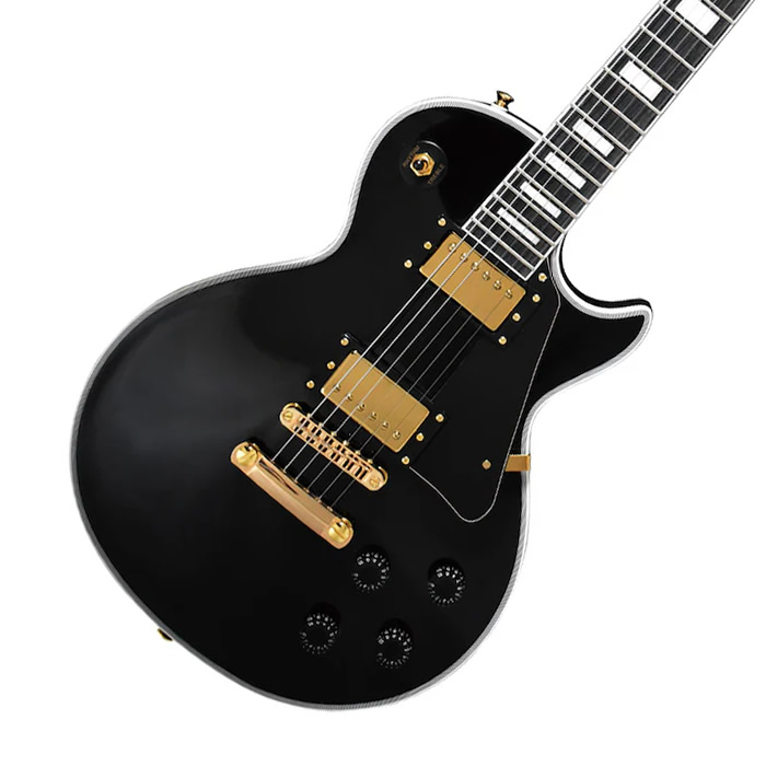 エレキギター レスポールカスタムタイプ 　LP-300C BK　ブラック mt0147302_m.jpg