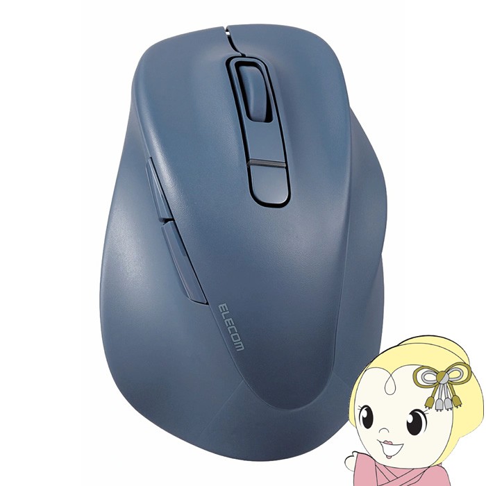 ���C�����X�}�E�X ELECOM  �G���R�� Bluetooth �É� 5�{�^�� �E���p L�T�C�Y �u���[ ���ɂ̈���S�n������ �G���S�m�~�N�X �R�� EX-G M-XGL30BBSKBU