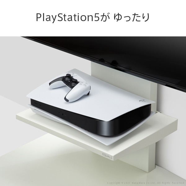 WALLインテリアテレビスタンドV4専用 棚板 サテンホワイト/srm｜gioncard｜05