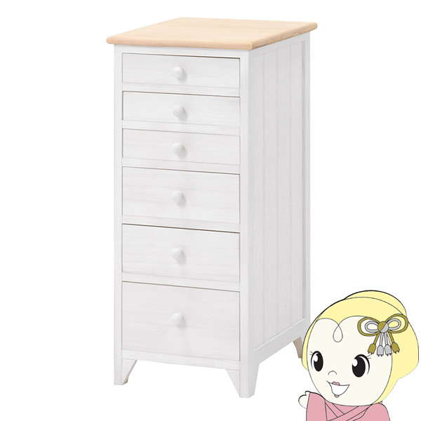 HAGiHARA - 用だんす【製造会社直送】(アンティーク白いこと) MCH-5260NAW 1点 萩原 ハギカラ/srm