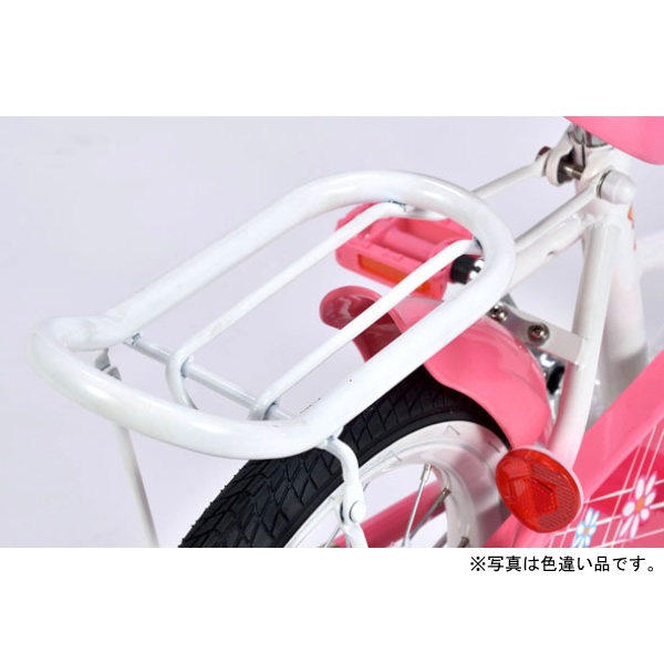 【メーカ直送】子供用自転車 16インチ 補助輪付き マイパラス お花 ハート 女の子 MD-12-AP アプリコット/srmの画像