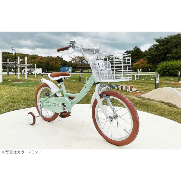 子供用自転車 16インチ 補助輪付き 泥除け付き 幼児用 子ども MYPALLAS マイパラス MD-16-SB ストロベリー/srmの画像