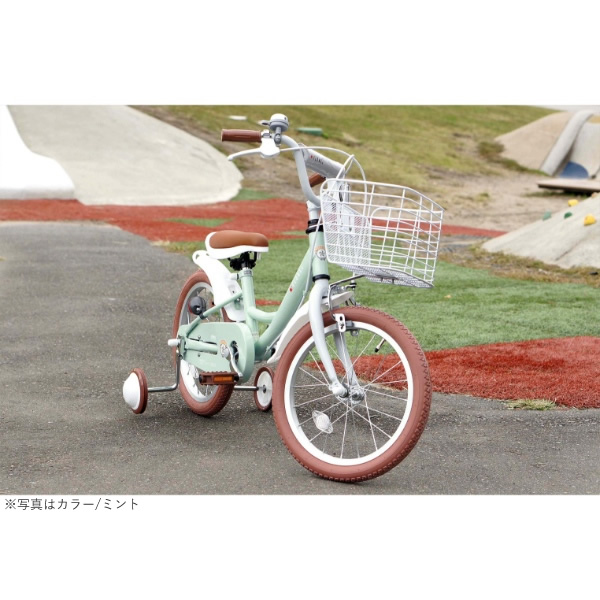 子供用自転車 16インチ 補助輪付き 泥除け付き 幼児用 子ども MYPALLAS マイパラス MD-16-SB ストロベリー/srmの画像
