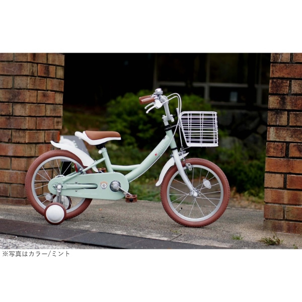 子供用自転車 16インチ 補助輪付き 泥除け付き 幼児用 子ども MYPALLAS マイパラス MD-16-SB ストロベリー/srmの画像