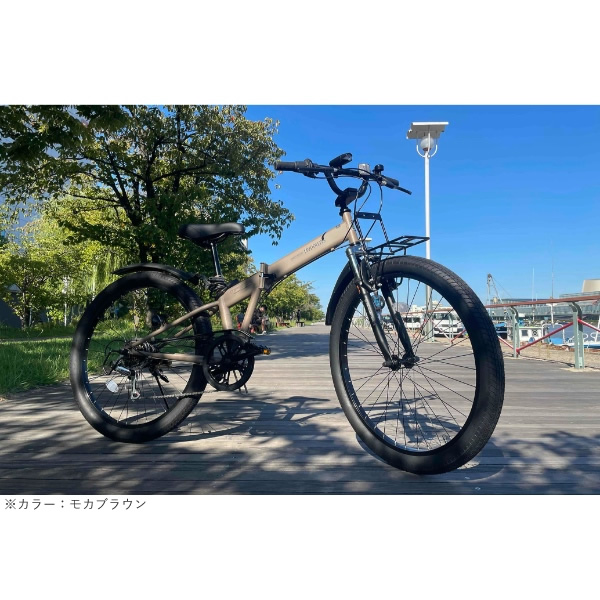 マイパラス 自転車（折りたたみ自転車）（色：カーキ系）｜自転車車体
