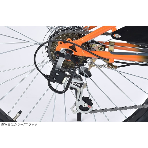 子ども用自転車 24インチ 折り畳み ジュニア マウンテンバイク MTB 6段変速 MYPALLAS マイパラス ブルー MJ-824F-BL/srmの画像