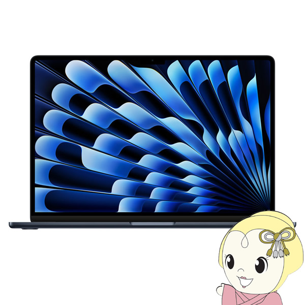 MacBook Air Liquid Retinaディスプレイ Apple アップル 15.3インチ MQKW3J/A [ミッドナイト]/srm｜gioncard