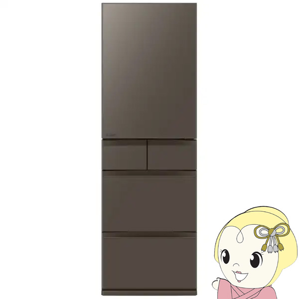 �①�Ɂy�ݒu���z�O�H�d�@ �X�}�[�g��e�� MD�V���[�Y ��60cm 451L 5�h�A �E�J�� �t���b�g�A���o�[�O���[ MR-MD45N-H/srm