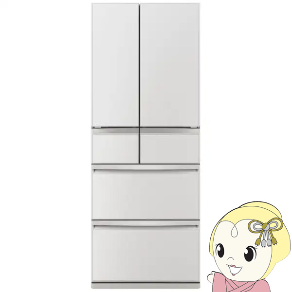 [�\�� 2/6�����\��ȍ~]�①�Ɂy�ݒu���z�O�H�d�@ WXD�V���[�Y ��65cm 470L 6�h�A �ω��J���^�C�v �O�����h���l���z���C�g MR-WXD47LN-W/srm