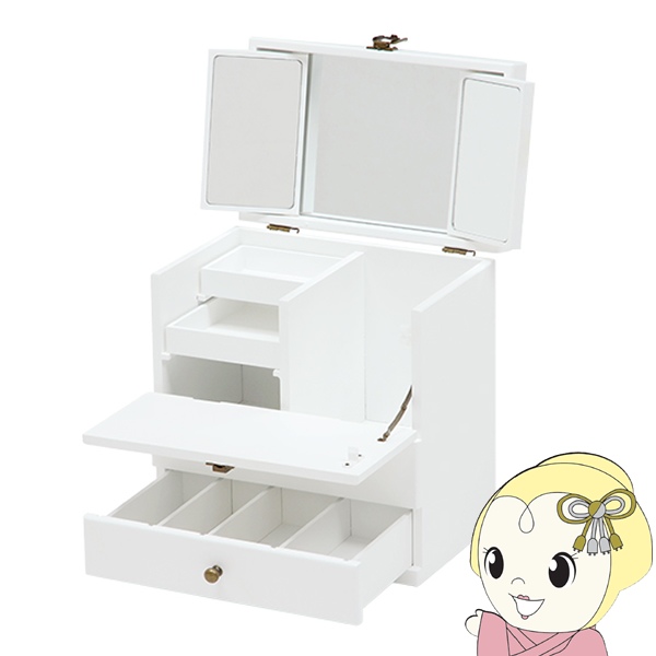 日本未入荷♡typo♡メイクボックス♡ MUSTBUY マストバイ コスメボックス バニティケース 三面鏡