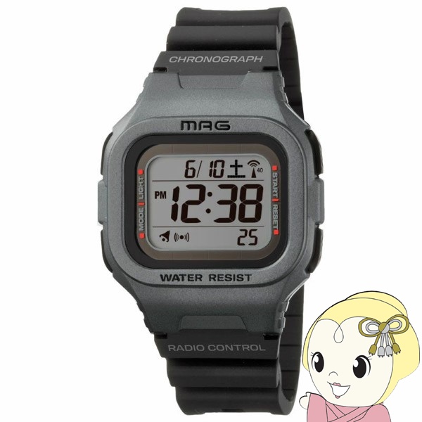 Yahoo! Yahoo!ショッピング(ヤフー ショッピング)腕時計 MAG マグ ノア精密 デジタル 電波 ソーラー 防水 ウエーブフォース 銀メタリック MW-550SM