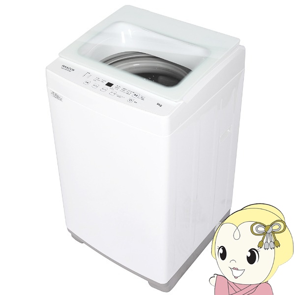 ����@ 8kg  �c�^ ���[�J�[���� maxzen �}�N�X�[�� �S��������@ 8.0kg ������ ����� �z���C�g MW80WP02WH/srm