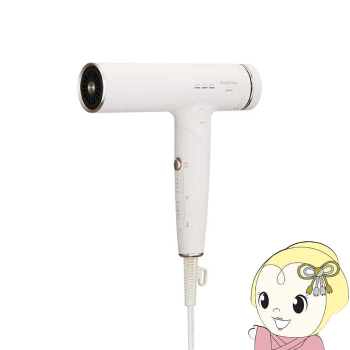 �w�A�h���C���[ maxell �}�N�Z�� �z���C�g Angelique �A���W�F���[�N �v���Y�}�C�I���w�A�h���C���[ MXDR-800A-WH/srm