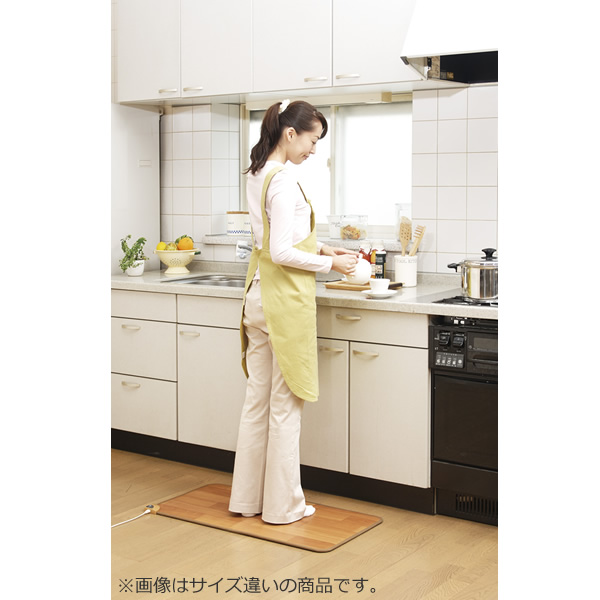 NA-161KM スギヤマ 椙山紡織 フローリング調 キッチンマット ホットカーペット キッチン用 45&times;130cm 防水 木目柄/srm
