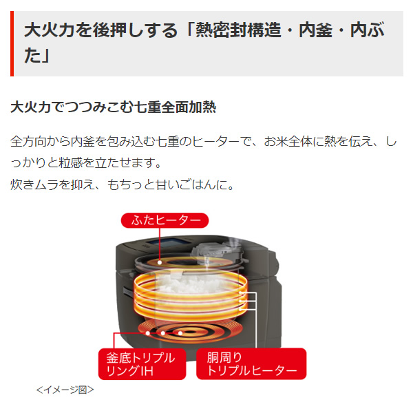 炊飯器 三菱 MITSUBISHI IHジャー炊飯器（5.5合炊き）藍墨 炭炊釜 NJ