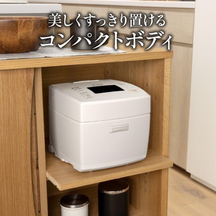 炊飯器 三菱電機 MITSUBISHI IHジャー炊飯器 本炭釜 5.5合炊き 白真珠 NJ-VW10G-W/srm | 三菱電機 | 13