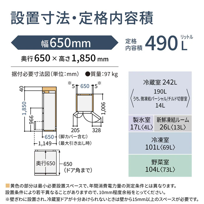 パナソニック冷凍冷蔵庫のおすすめ人気商品一覧 通販 - Yahoo!ショッピング