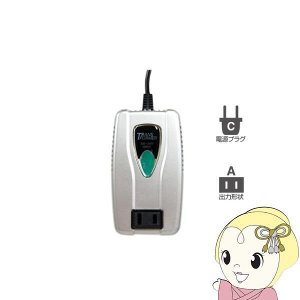 カシムラ WT-53E NTI-1002 海外用変圧器 220-240V/100VA/srm