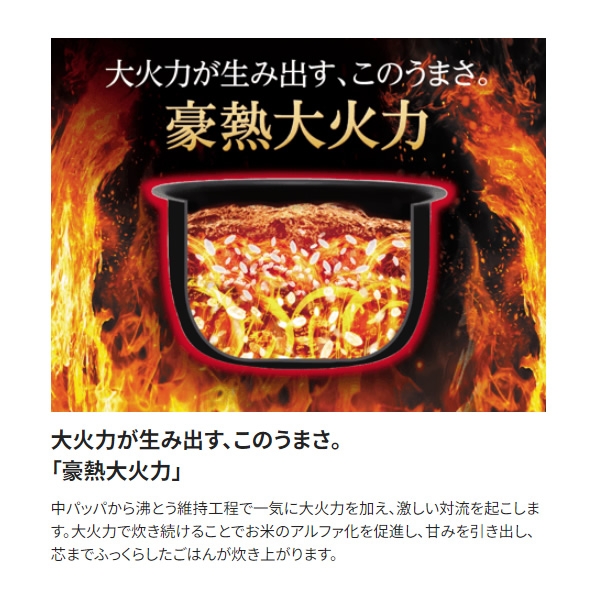 象印（ZOJIRUSHI） 炊飯器 圧力IH炊飯ジャー 極め炊き 1升炊き