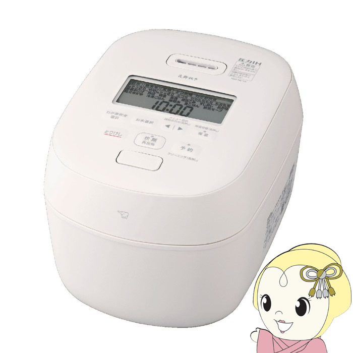 ���ъ� �ۈ� ZOJIRUSHI ����IH���уW���[ �������� 5.5�� �z���C�g NW-NC10-WA/srm