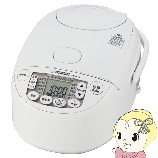 �ۈ� IH���ъ� 5.5�������u���M���Ƃ�IH�v ���уW���[ �z���C�g NW-VK10-WA/srm