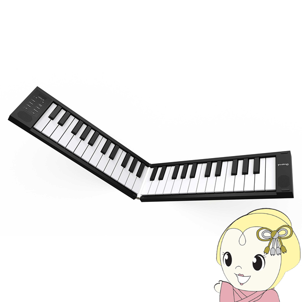折りたたみ式 電子ピアノ/MIDI キーボード 49鍵盤 TAHORNG ORIPIA49BK オリピア49 ブラック/srm
