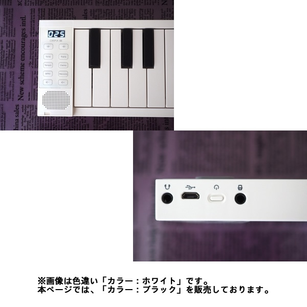 折りたたみ式 電子ピアノ MIDI キーボード 88鍵盤 TAHORNG ORIPIA88BK ブラック/srm_2