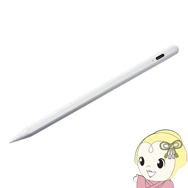 Apple iPad専用充電式極細タッチペン ホワイト サンワサプライ PDA-PEN56W/srm｜gioncard