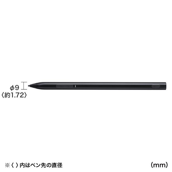Microsoft Surface専用充電式極細タッチペン ブラック サンワサプライ PDA-PEN57BK/srm｜gioncard｜09