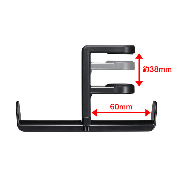 回転式ヘッドホンフック サンワサプライ PDA-STN19BK｜gioncard｜08