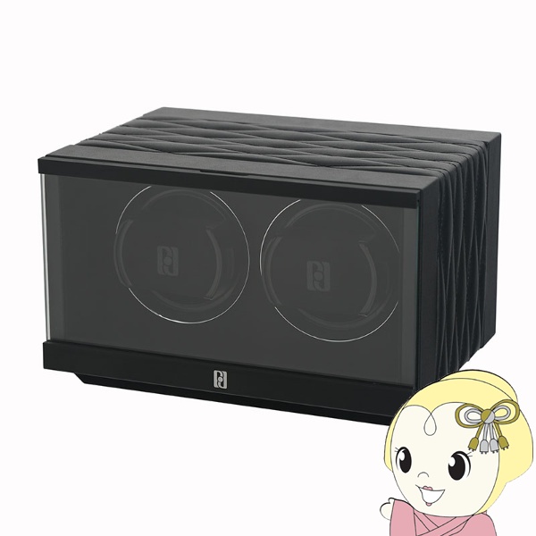 Yahoo! Yahoo!ショッピング(ヤフー ショッピング)PAUL DESIGN ポールデザイン ワインディングマシーン PETITE2D-LBK 2本巻き 腕時計ケース 腕時計収納/srm