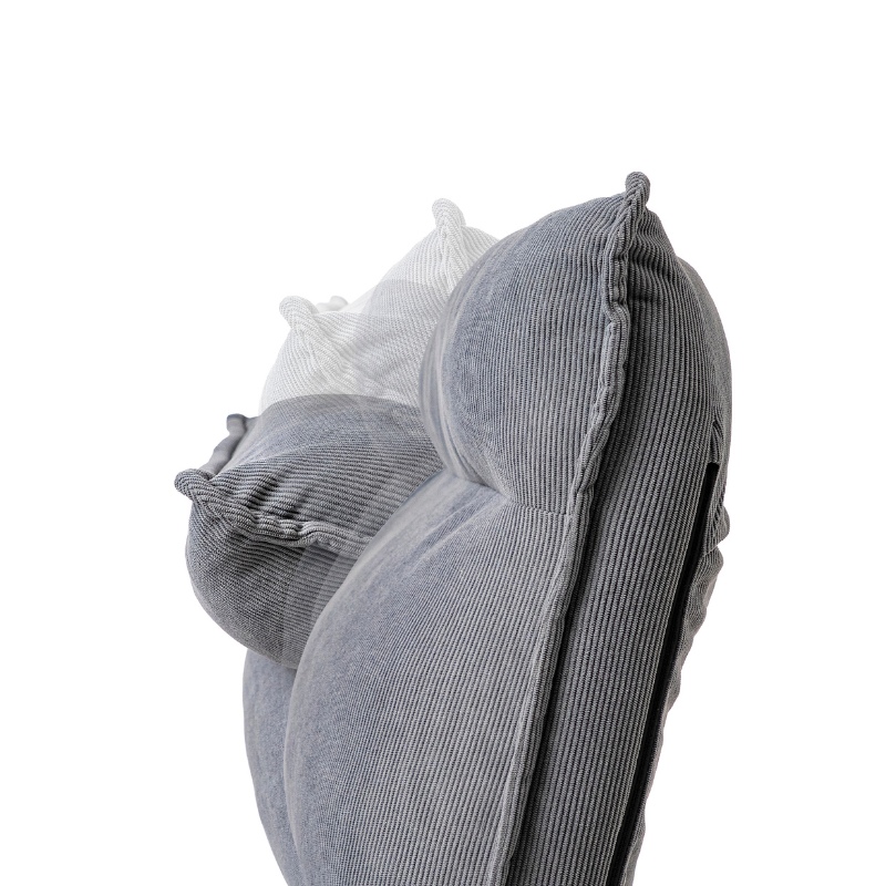 1人用ソファ 座椅子 リビングチェア あぐらイス 肘なしソファ ワイド座椅子 ローソファ リクライニングチェア あぐら座椅子 ラセットブラウン/srm