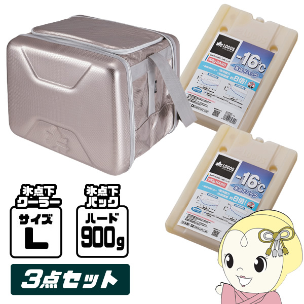 大幅値下げランキング保冷剤 ハイパー氷点下クーラー L   氷点下パック GT-16℃ ハード 900g × 2個 LOGOS ロゴス 81670080 81660613 x2 srm