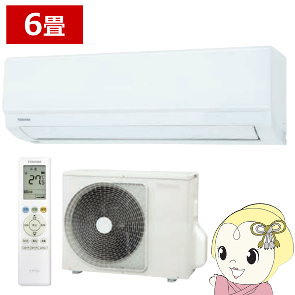 �G�A�R�� ���� TOSHIBA RAS-2216T-W T�V���[�Y 2026�N���f�� ������6���p �P��100V 2.2kW RAS-2215T-W�̌�p�i/srm