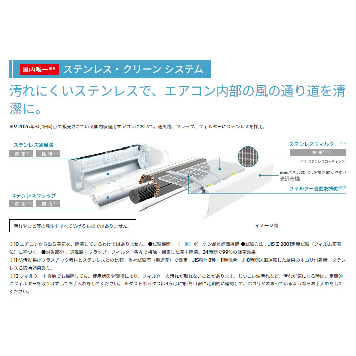 [予約]エアコン 日立 白くまくん 8畳用 ル...の詳細画像5